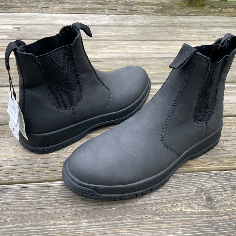 Zara Men Boot Shoes Black High Top Airfit Comfort - Picture 6 of 10
